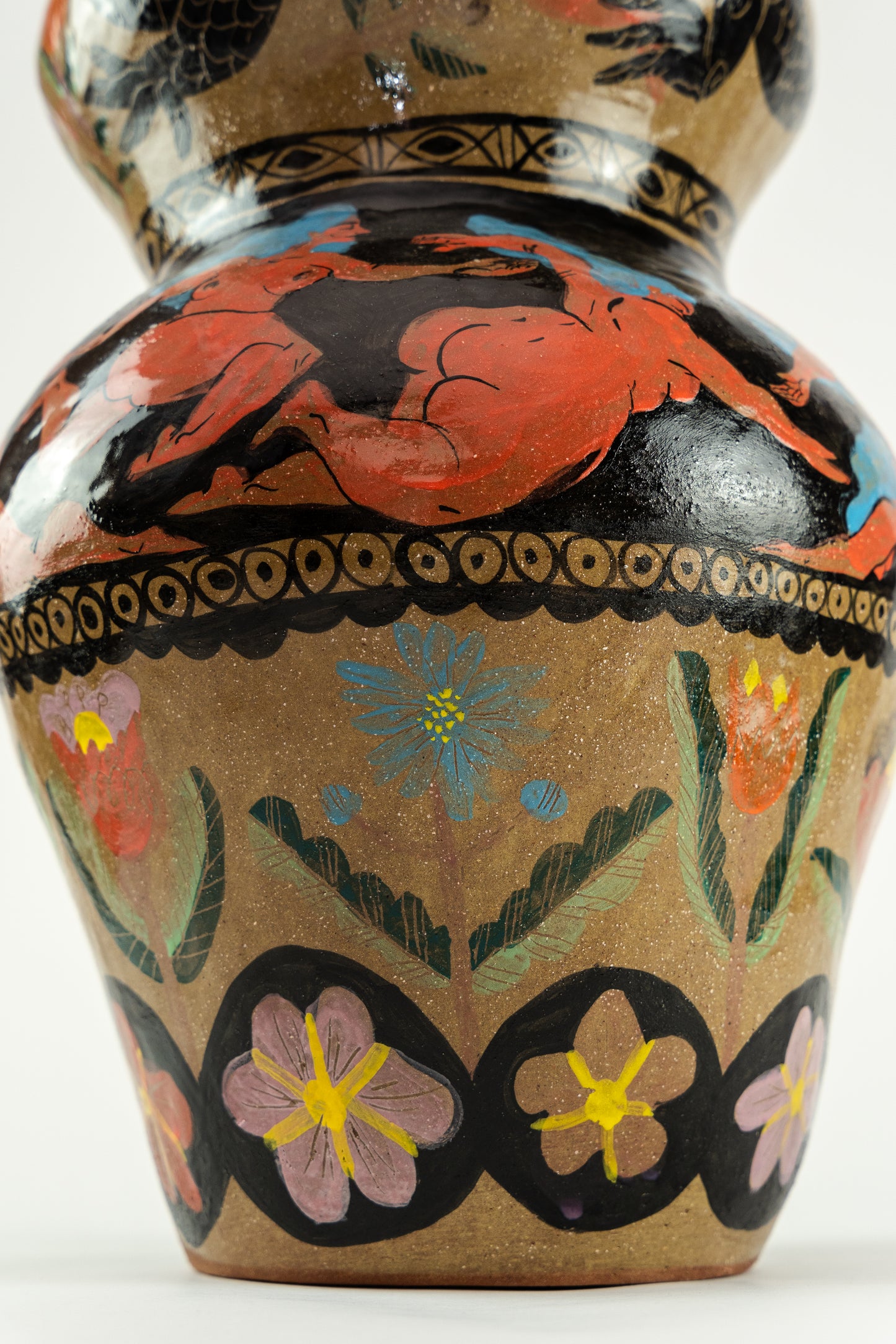 Szaffi - hand-built ceramic standing vase