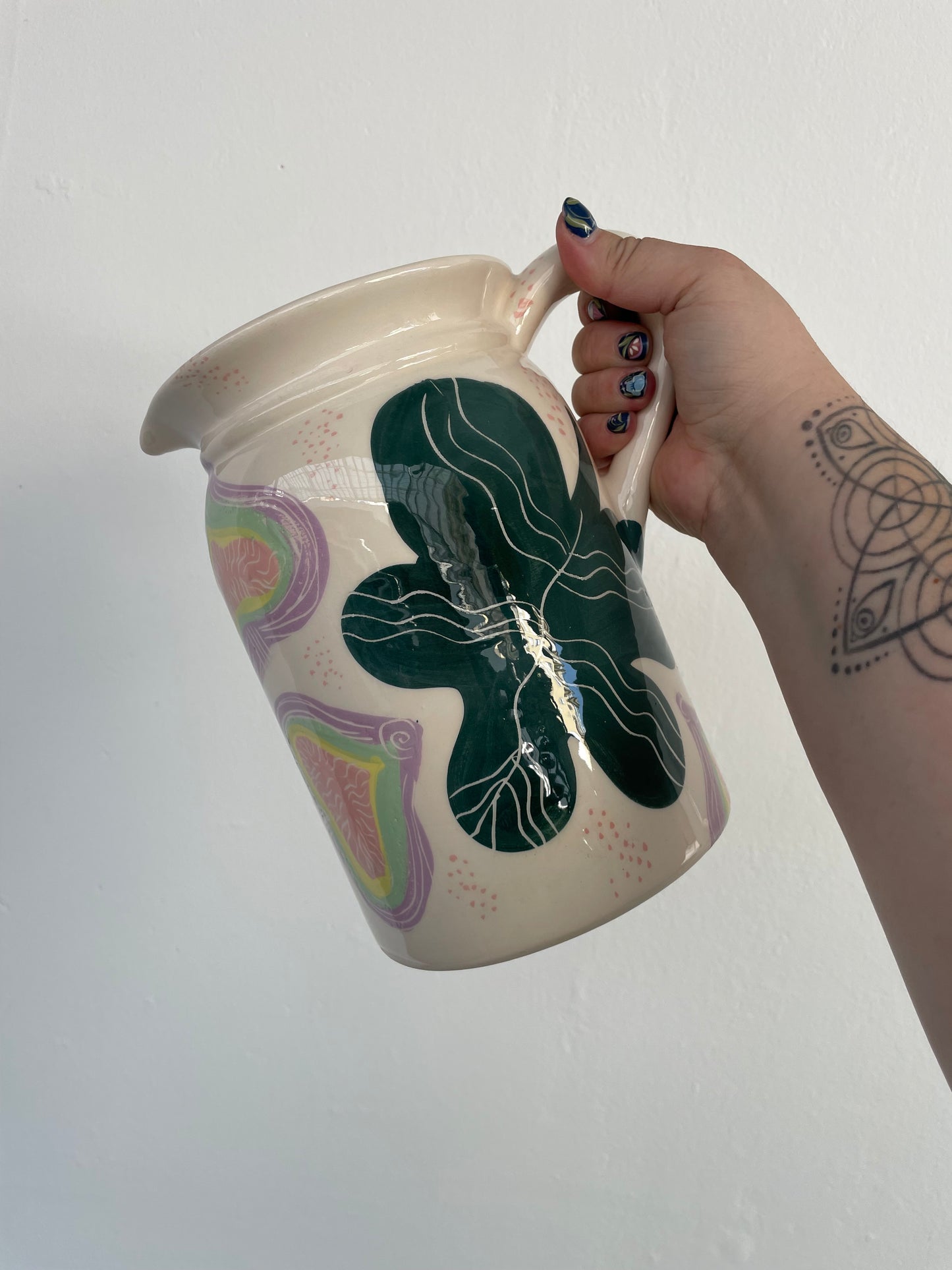 Fig Cilinder Ceramic Jug