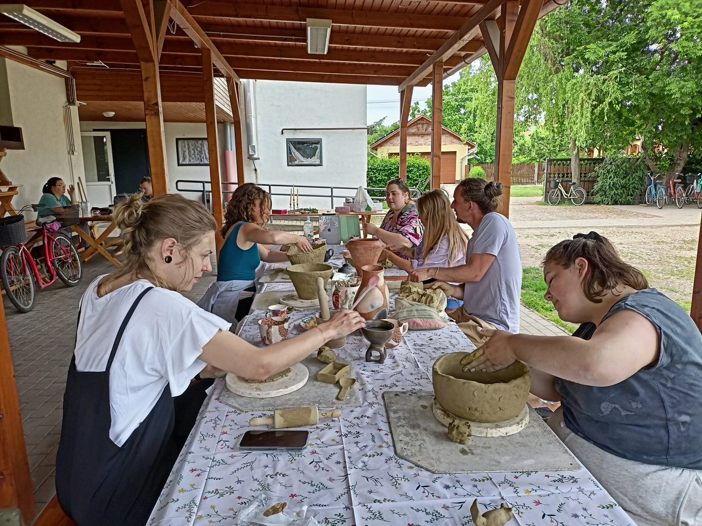 06.21. Lapos tányér Festő Workshop - Égetett Lapok - Tarot&Kerámia