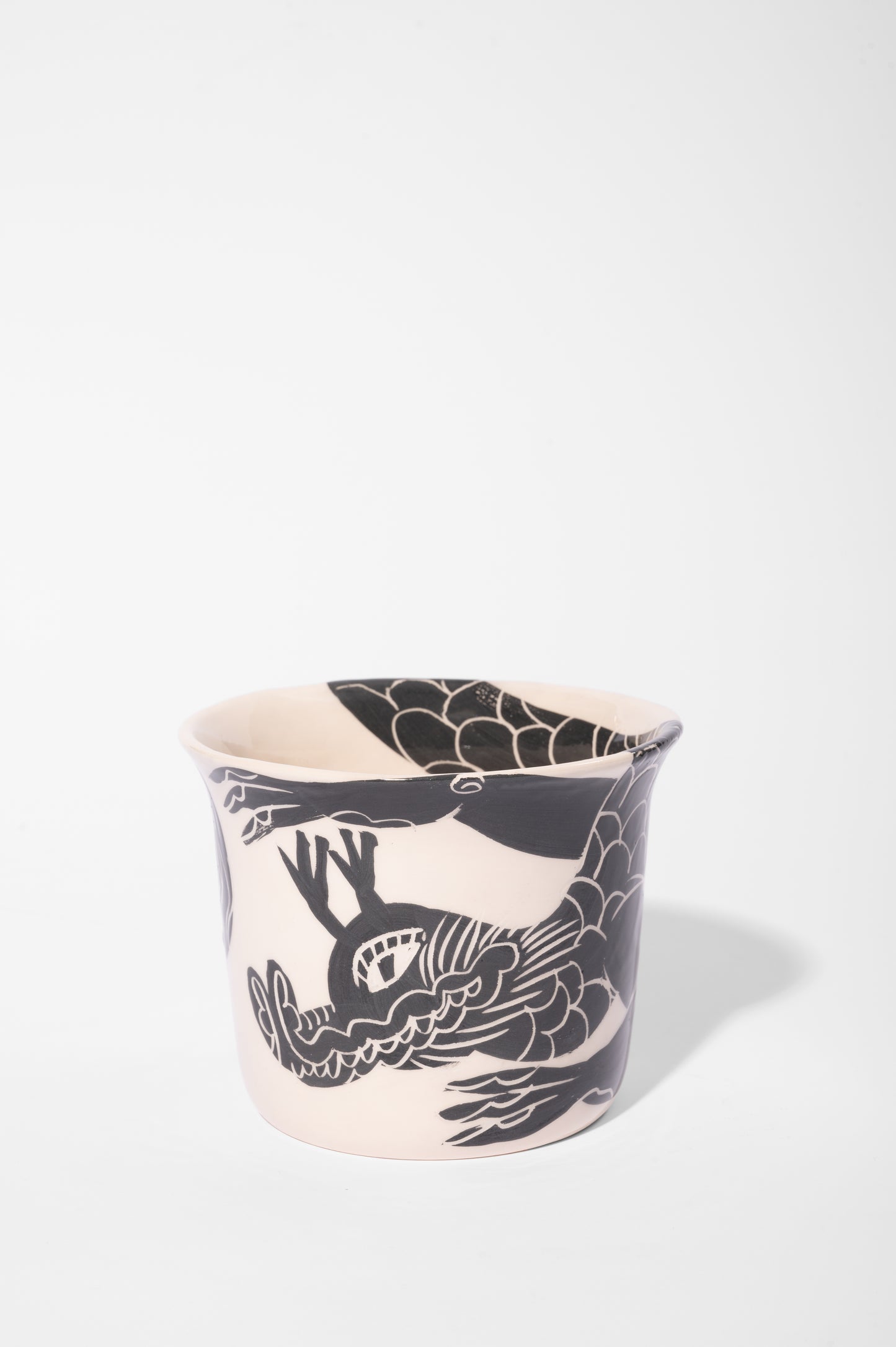DRAGON Ceramic plant pot