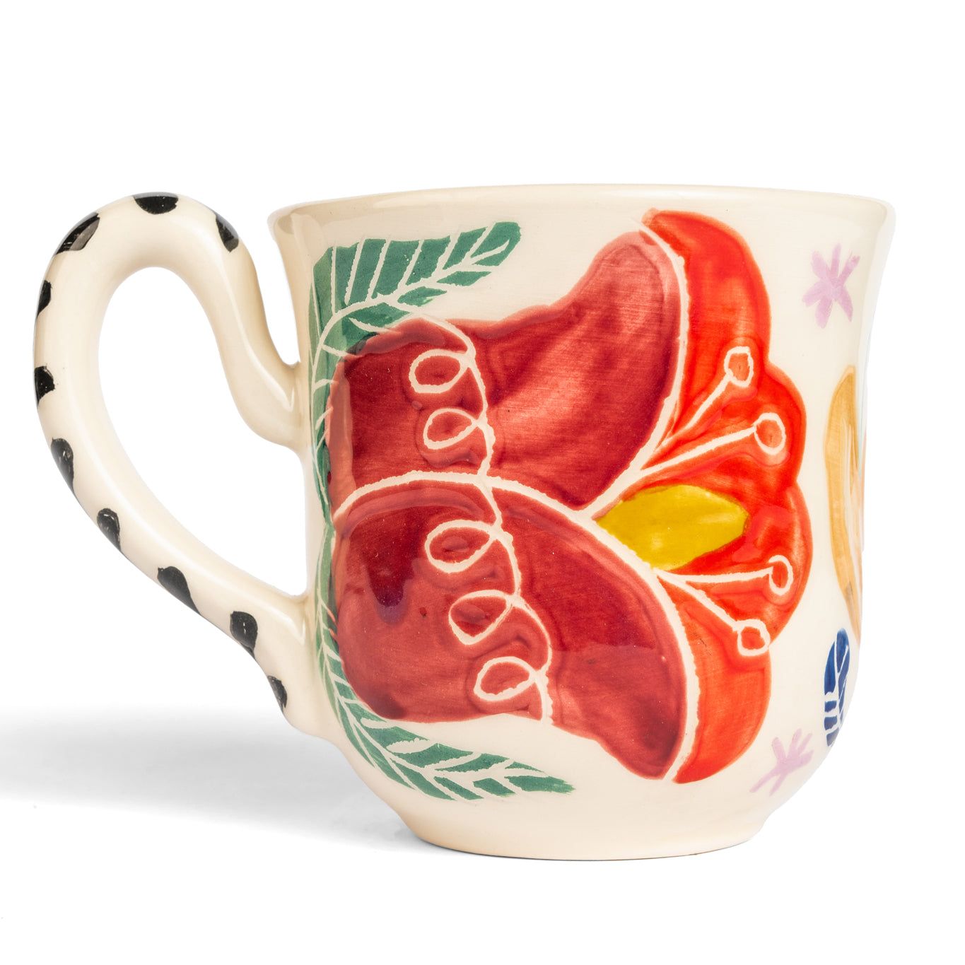 Flower Power latte mug