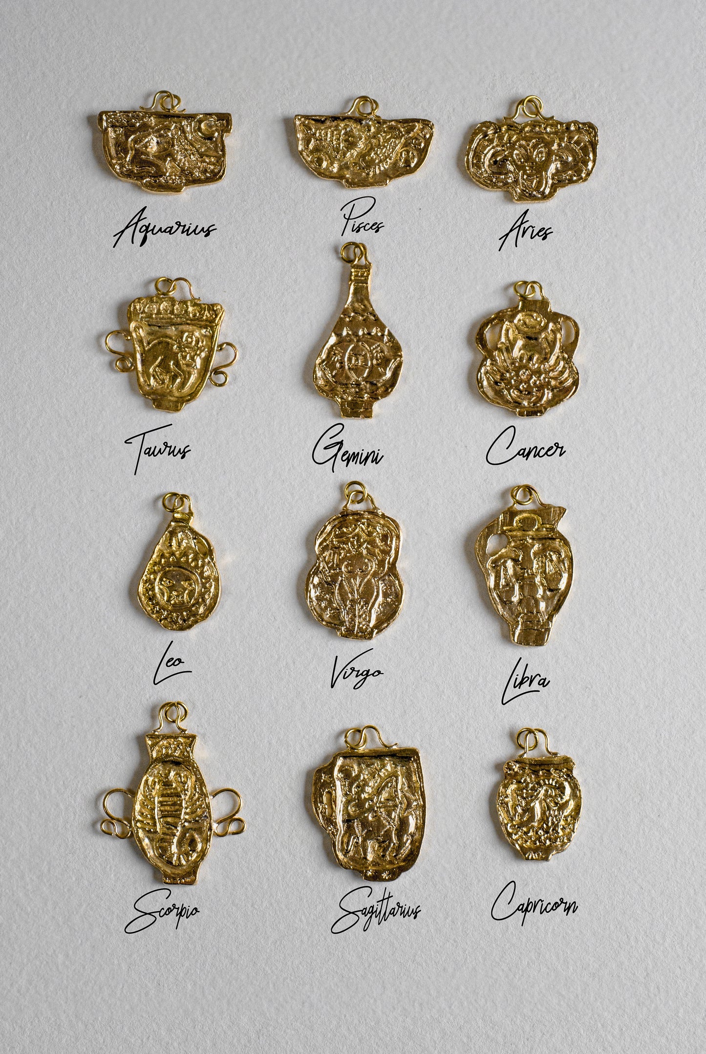 Ezo Talismans inspired by Horoscope Illustration