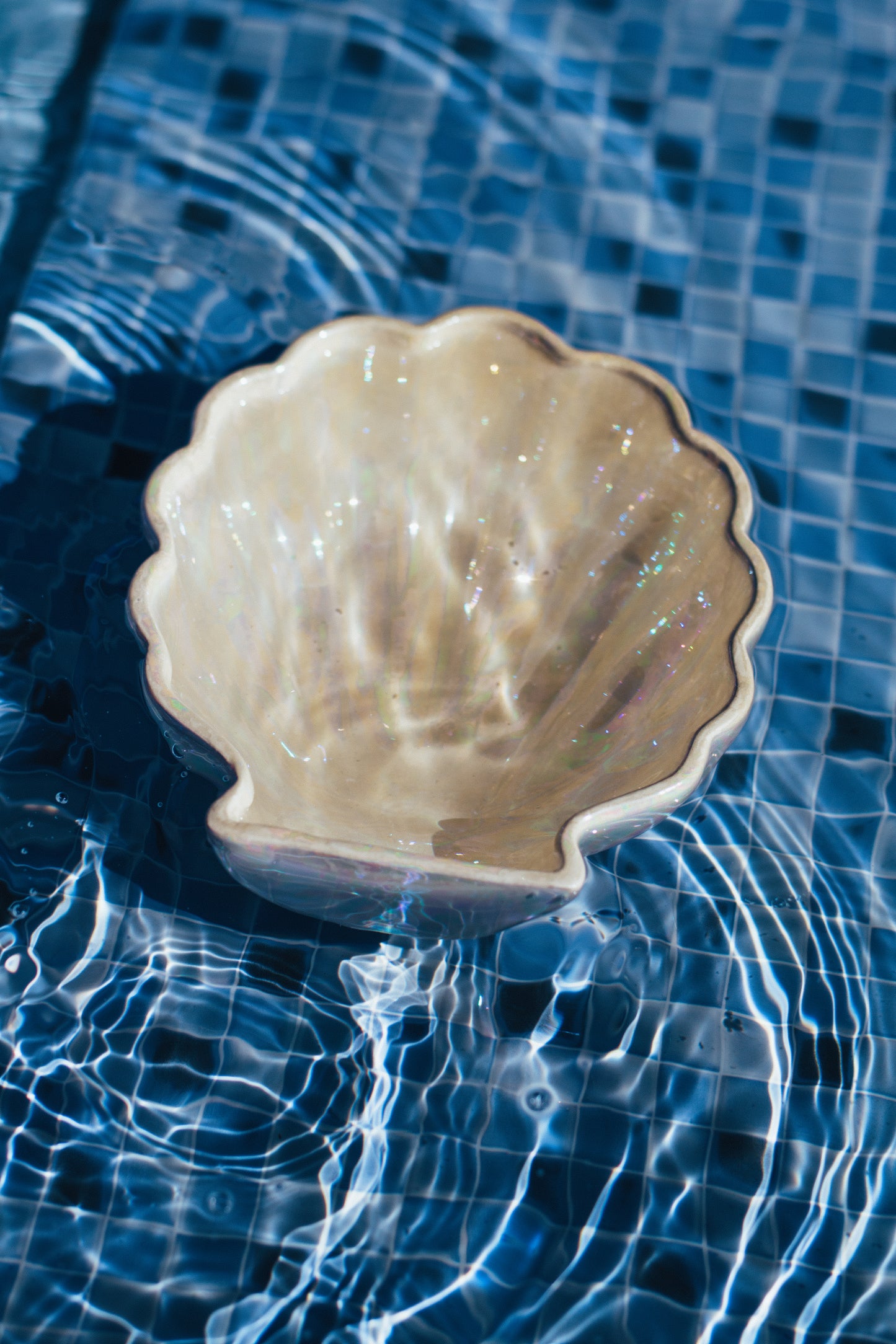 Pearl Shell Shaped Trinket Bowl