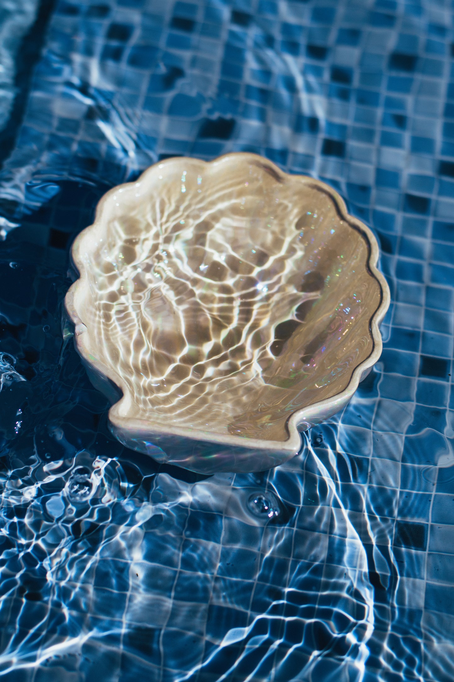 Pearl Shell Shaped Trinket Bowl