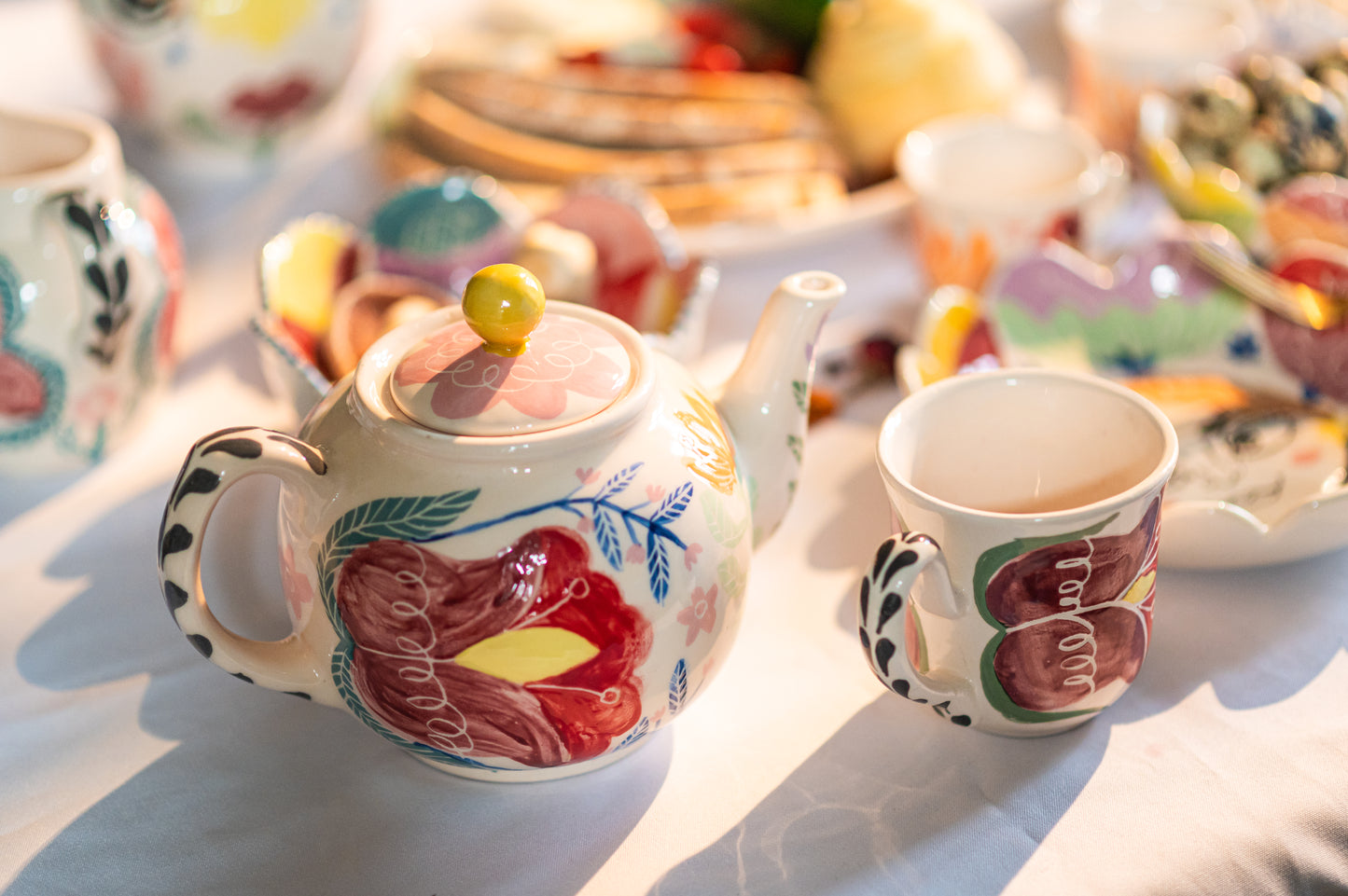 Flower Power latte mug