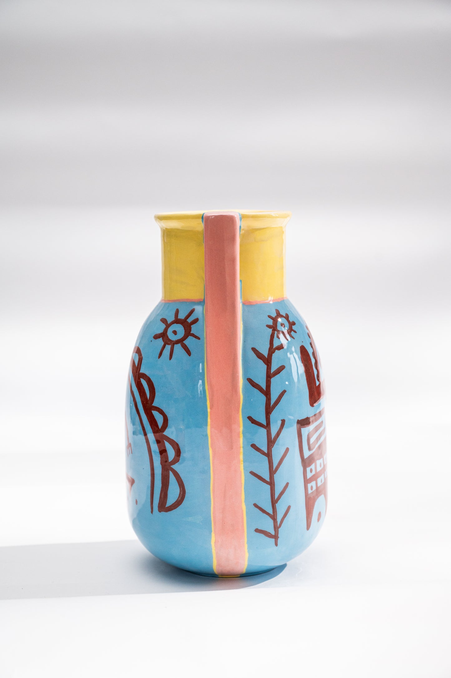 SMALL FUNKY TRIBAL AMPHORA