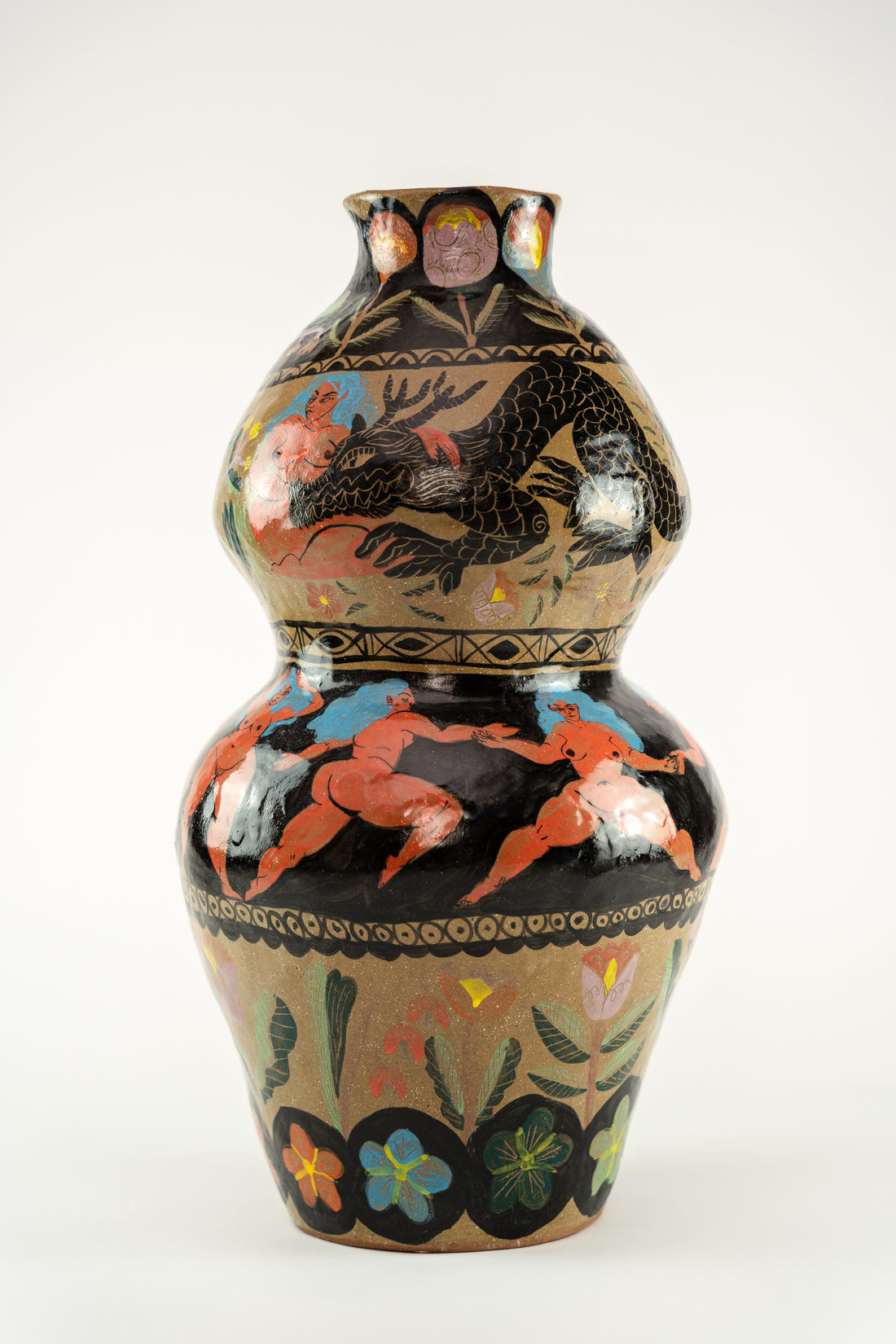 Szaffi -  hand-built ceramic standing vase