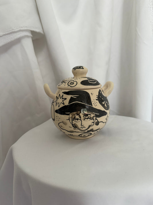 Witches Crafts 6dl Ceramic Cauldron