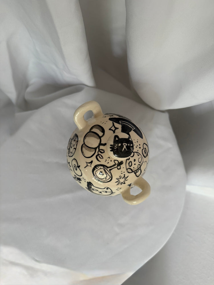 Witches Crafts 6dl Ceramic Cauldron