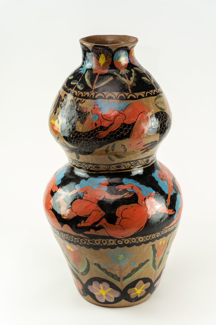 Szaffi -  hand-built ceramic standing vase