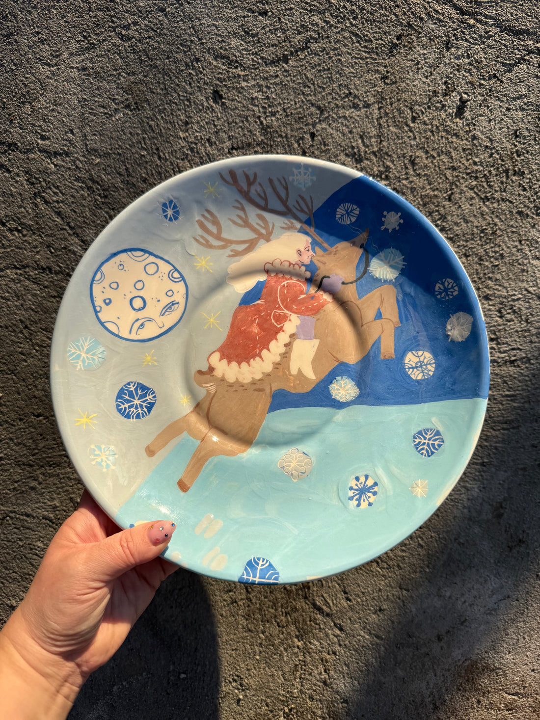 SNOWFLAKE PLATE