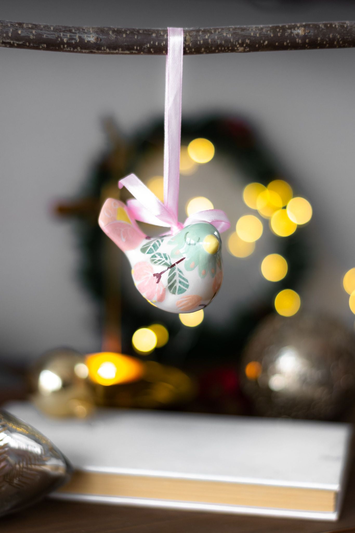 CERAMIC CHRISTMAS SUGARBIRD ORNAMENT - made to order