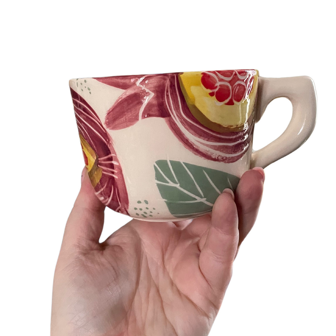POMEGRANATE 4,5 DL LATTE MUG