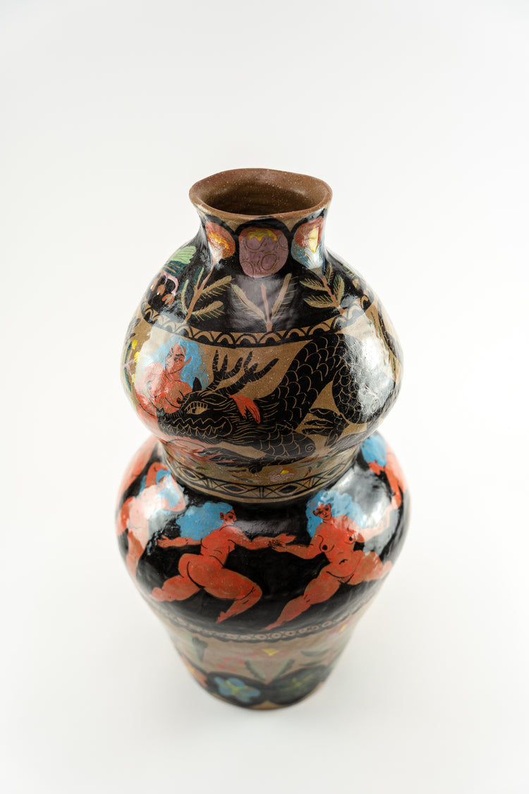 Szaffi -  hand-built ceramic standing vase