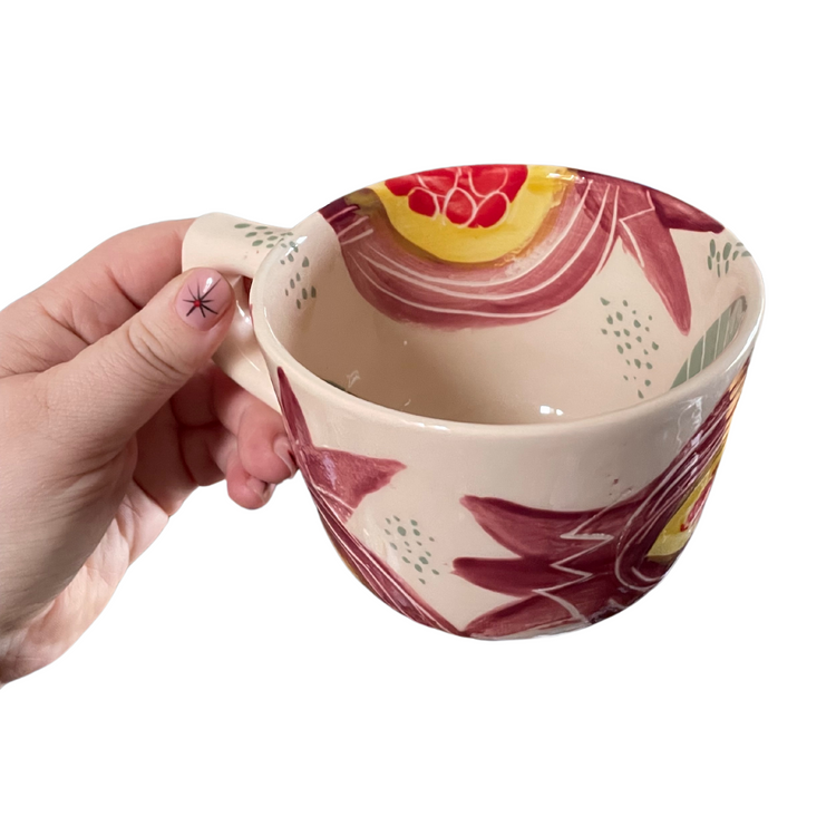 POMEGRANATE 4,5 DL LATTE MUG