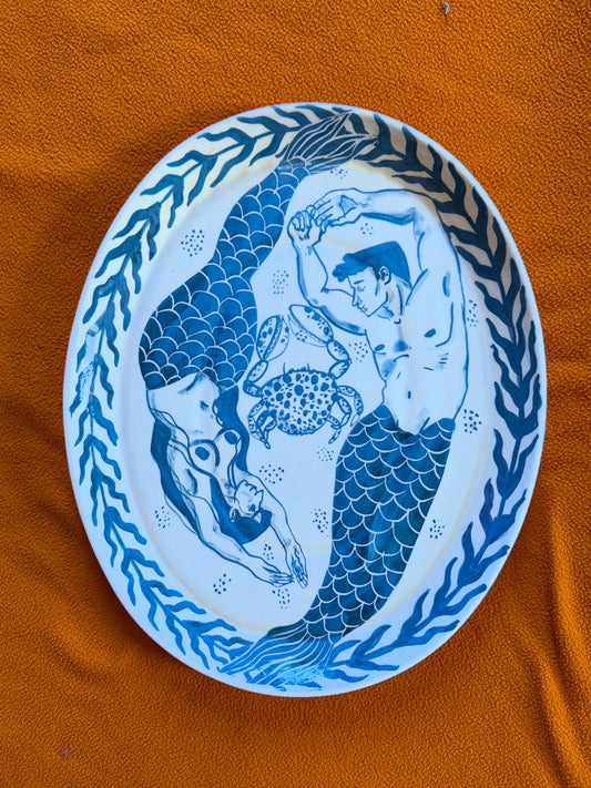 The Mermaid Ring Serving Tray