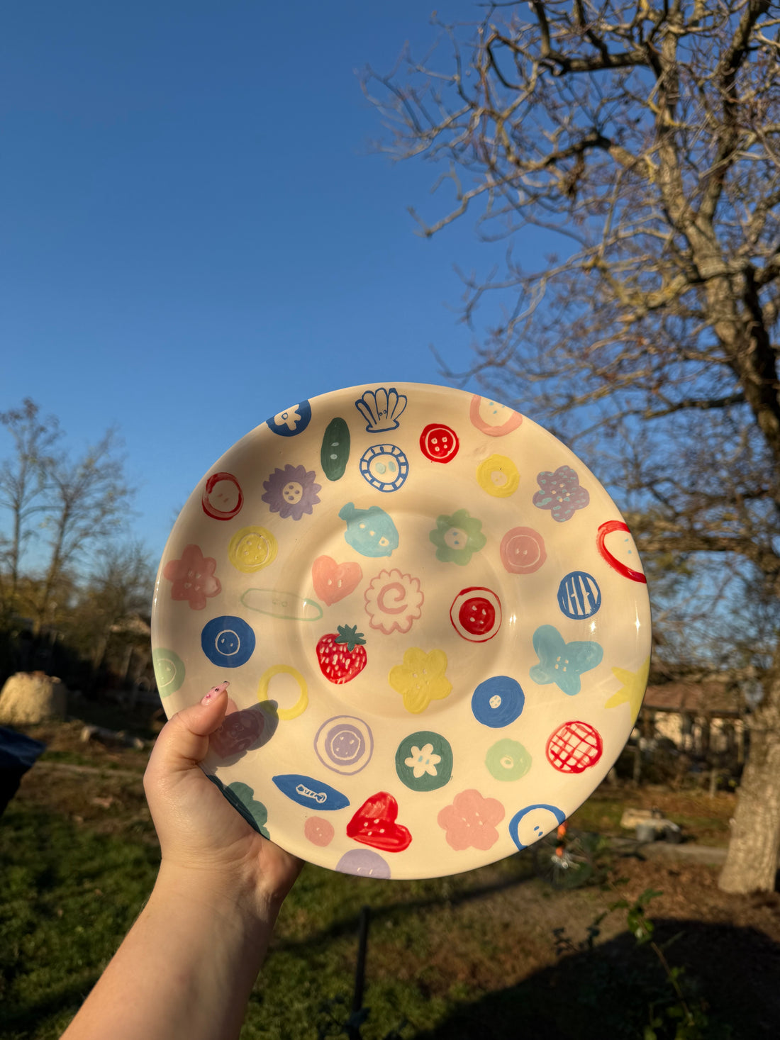 BUTTON PLATE