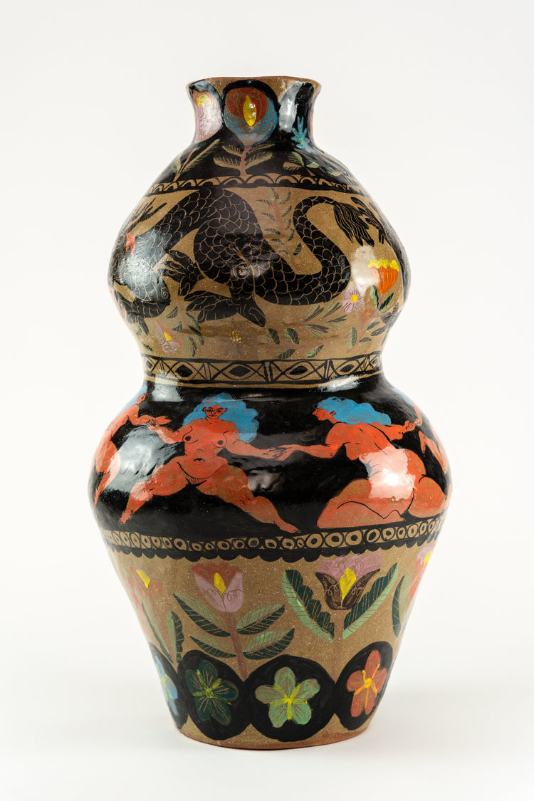 Szaffi -  hand-built ceramic standing vase