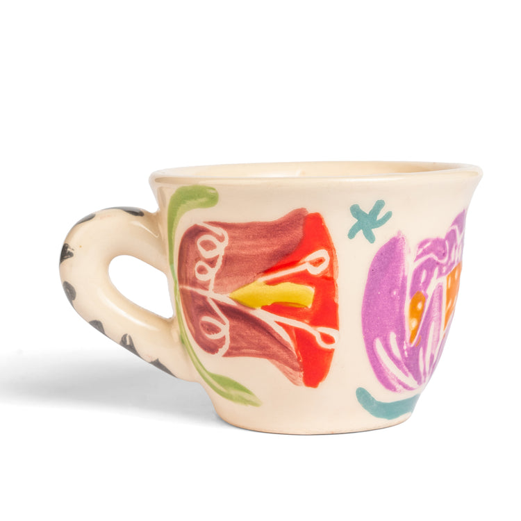 FLOWERPOWER ESPRESSO COFFEE cup