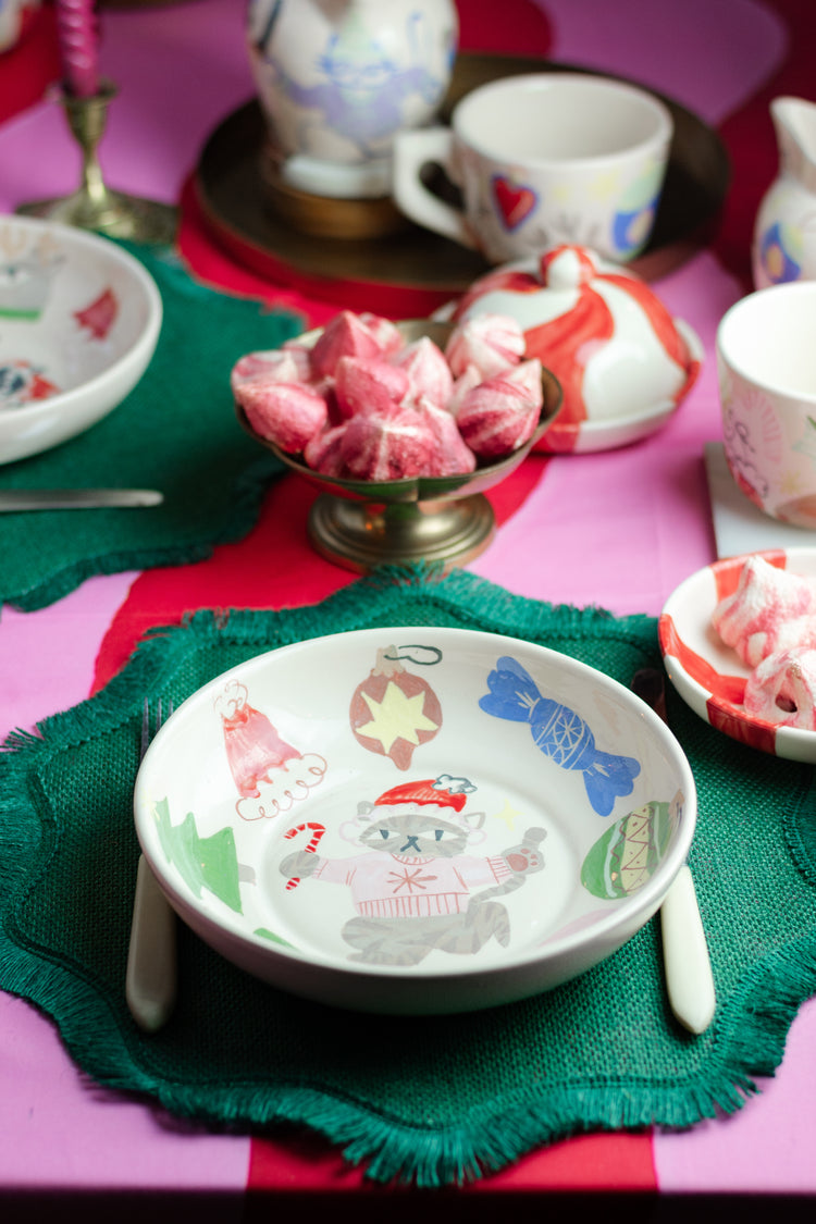 Mystery Cat Plates