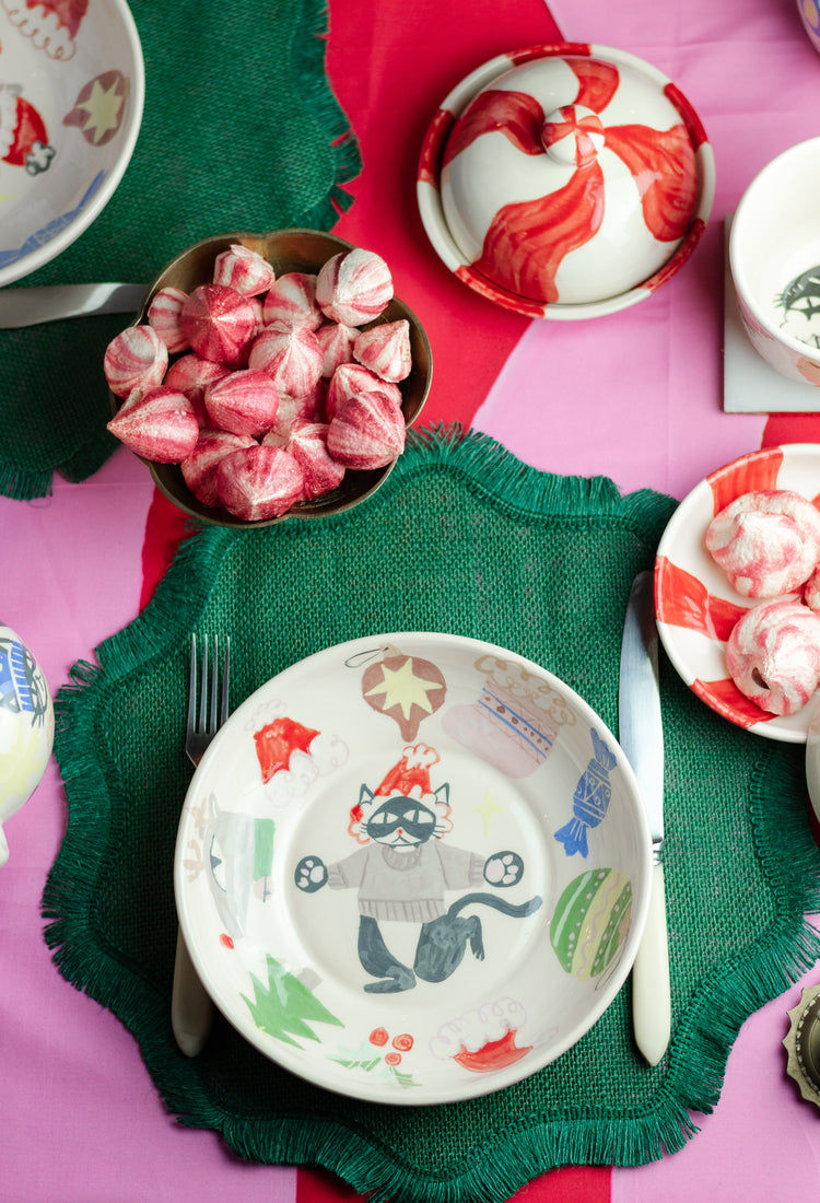 Mystery Cat Plates