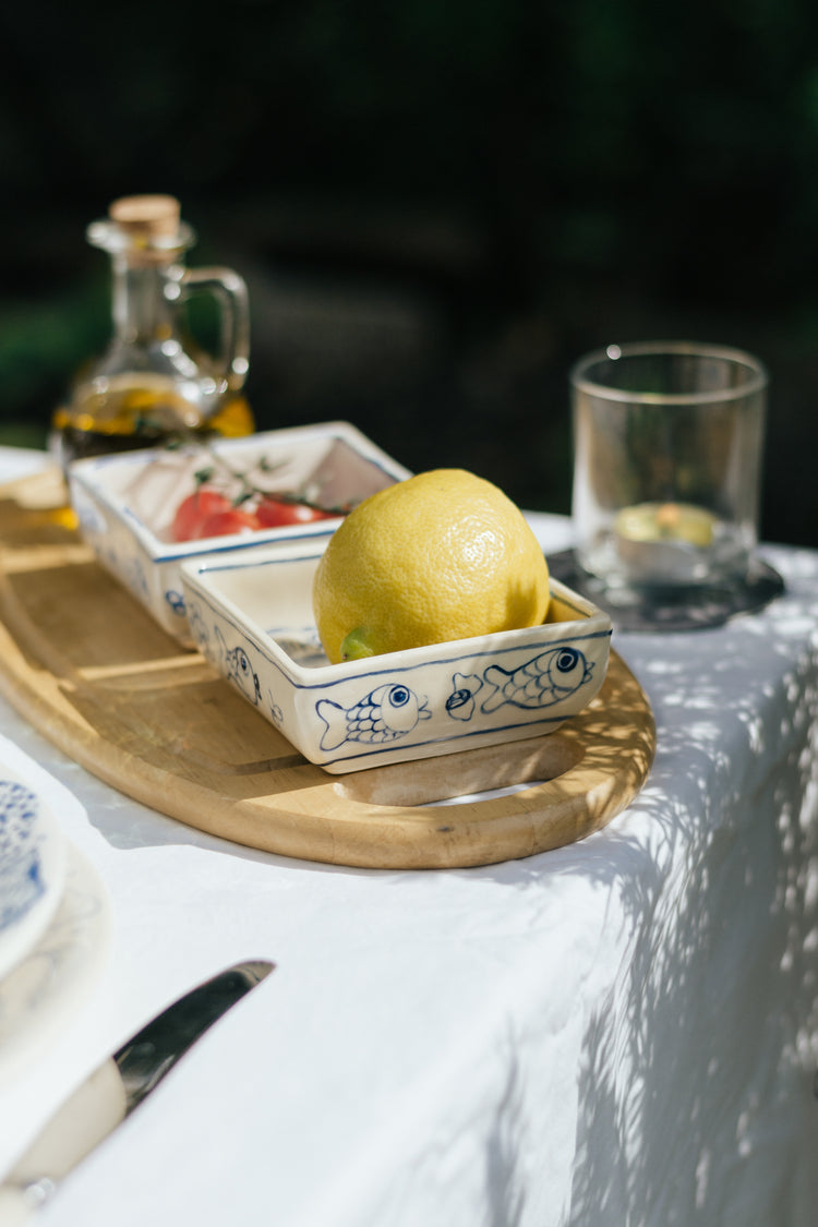 Sardine Chic – Hand-Painted Sardine Can Ceramic Dish