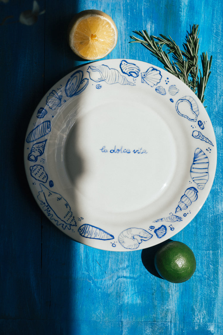 PASTA SERVING BOWL - SEA SHELL SHYMPHONY