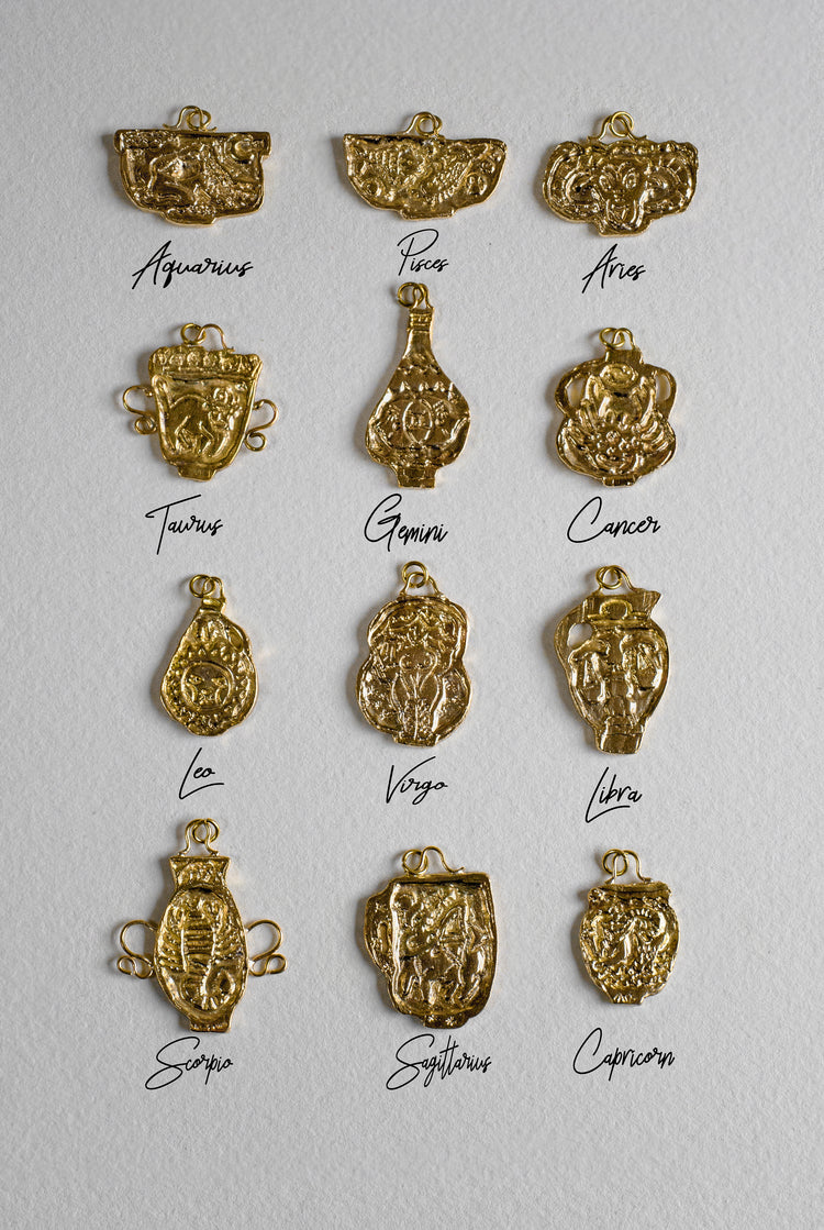 Ezo Talismans inspired by Horoscope Illustration