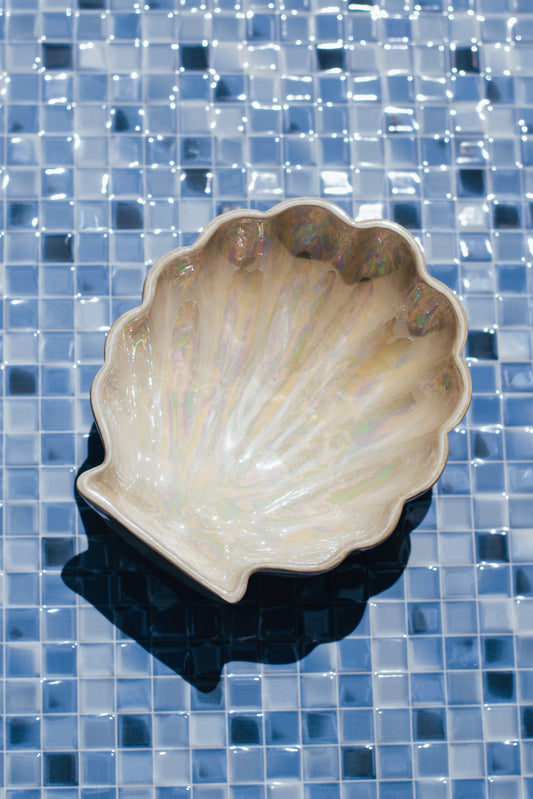 Pearl Shell Shaped Trinket Bowl