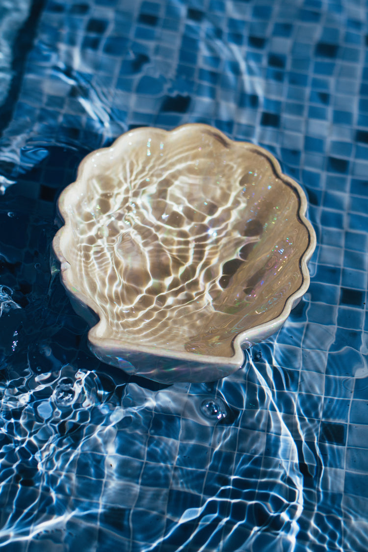 Pearl Shell Shaped Trinket Bowl