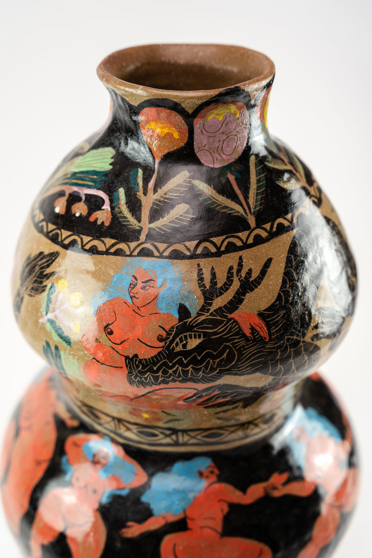 Szaffi -  hand-built ceramic standing vase