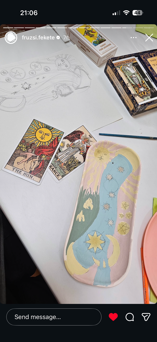 10.03. Tarot&Kerámia - Füstölőtartó Workshop
