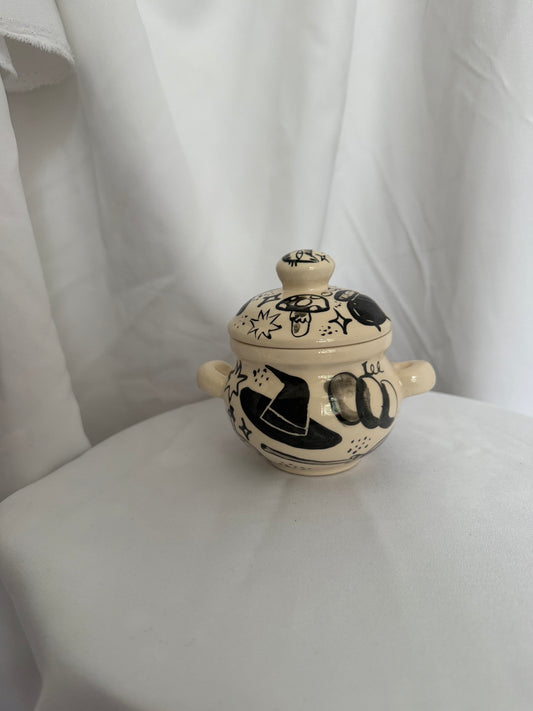 Witches Crafts 3dl Ceramic Cauldron