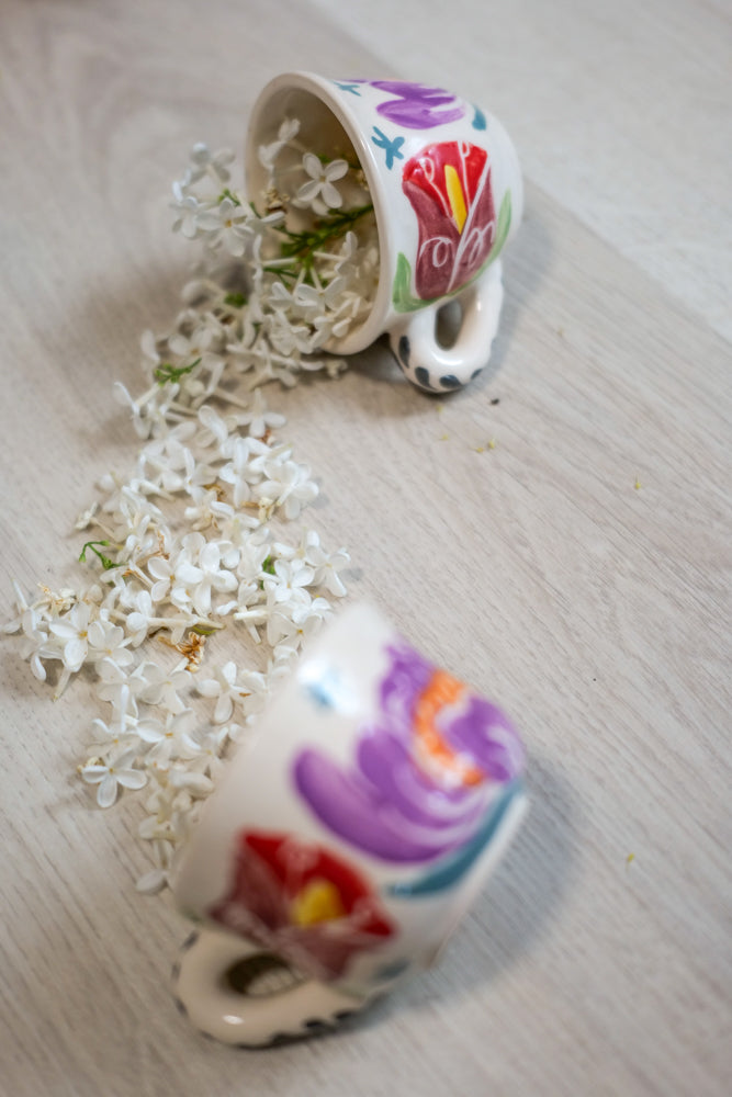 FLOWERPOWER ESPRESSO COFFEE cup
