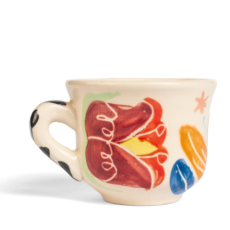 FLOWERPOWER ESPRESSO COFFEE cup