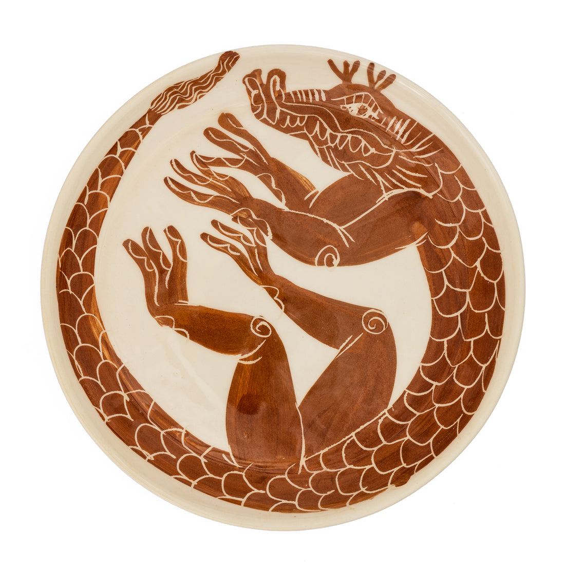 Dragon big serving plate