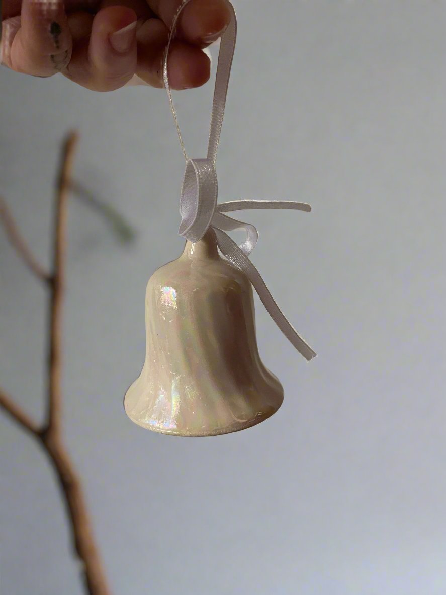 CHRISTMAS CERAMIC BELL ORNAMENTS - BIG